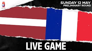 LIVE | Latvia vs. France | 2024 #IIHFWorlds image