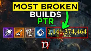 One Shotting Everything IS NOT OK - Broken PTR Builds in Season 4 Diablo 4!