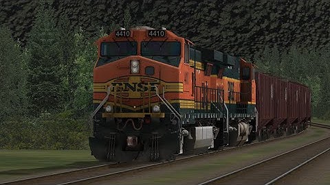 BNSF 4410 Leaving a Siding After a Crew Change | Open Rails