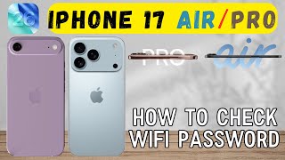 How to Check WiFi Password on iPhone 17 Air, Pro iOS 26 screenshot 5