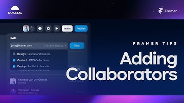 How To Add Framer Collaborators & Team Members
