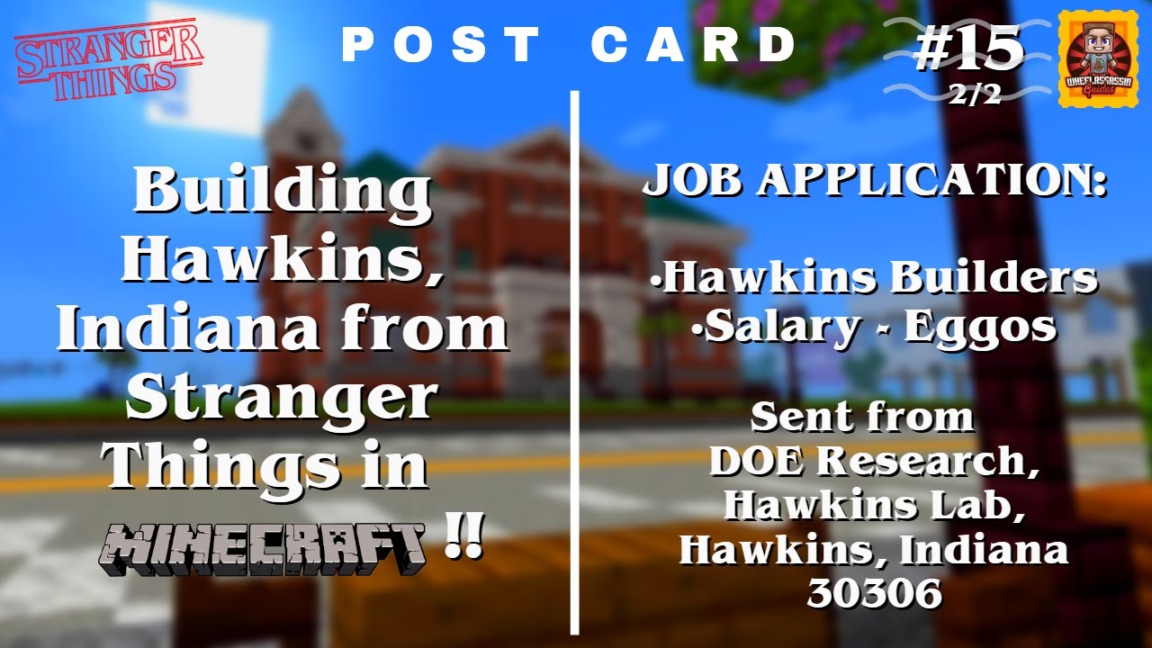 Building Hawkins, Indiana from Stranger Things in Minecraft with ...