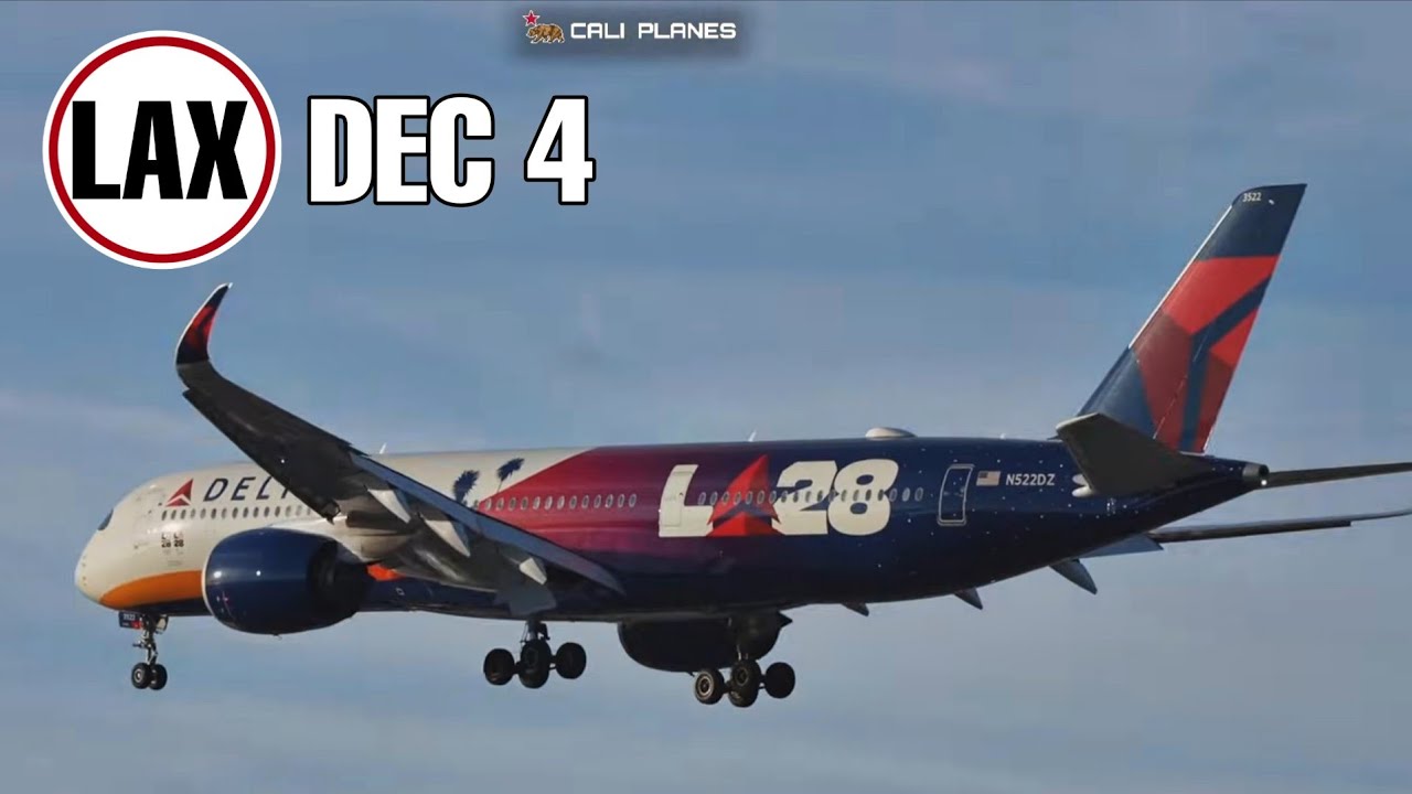 KLAX LIVE |  DEC 4, 2025 | LOS ANGELES INT AIRPORT  LIVE STREAM WEBCAM IRL