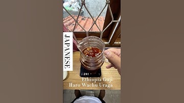 Cara Bikin Es Kopi Enak. Japanese Ice Coffee Ethiopia Guji Haro Wachu Uraga dari Northsider Roastery