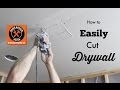 How to Cut Drywall (Cutting Out Electrical Outlets and Devices) -- by Home Repair Tutor