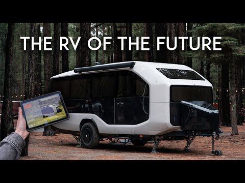 We Stayed In A Futuristic RV Controlled By An IPad Pebble Flow 