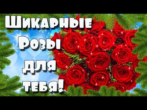 Эти яркие розы для тебя! Музыкальная открытка с цветами для настроения! Красивая музыка!