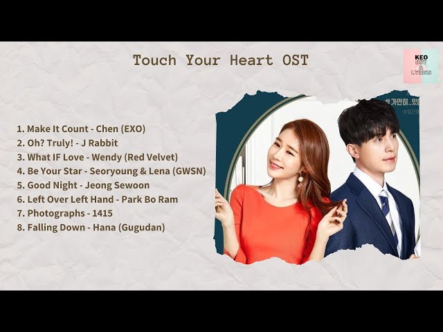 [ FULL ALBUM ] Touch Your Heart OST (진심이 닿다 OST) class=