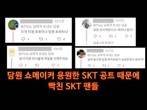   롤 LOL SKT 팬들이 슼갈 소릴 듣는 이유