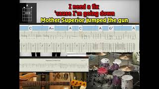 Happiness Is A Warm Gun Beatles drum and bass guitar sololyrics chords tabs