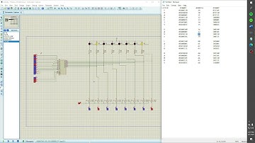 Using 6116 SRAM, input and output a full name at x starting address in proteus.