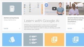 'Learn with Google AI' is a free Machine Learning course ...