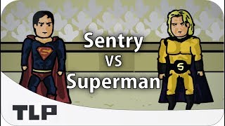 Mega Batallas: Sentry vs Superman (Animación)