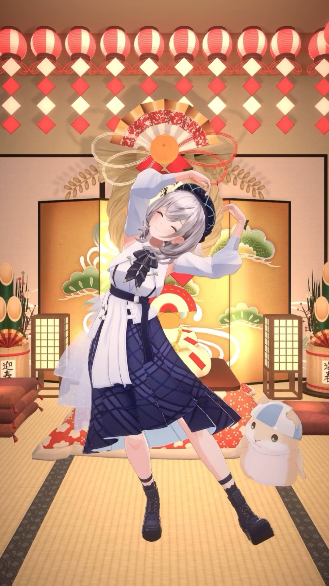 【神のまにまに】あけおめ太郎?団員さんが登場?!? 【踊ってみた/白銀ノエル】#shorts
