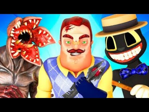 Картун Кэт vs Привет Сосед 4: Сатана на Свободе ( Cartoon Cat Hello Neighbor 3D Анимация)