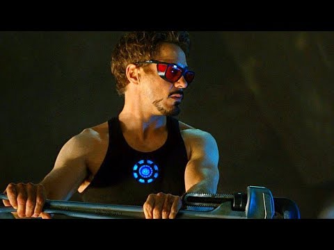 Tony Stark Creating New Element Scene - Iron-Man 2 (2010) Movie CLIP HD