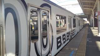 B.B.BASE（209系J1編成）木更津駅発車。