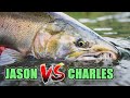 Um final totalmente inesperado! Desafio de pesca ao salmão coho nos afluentes