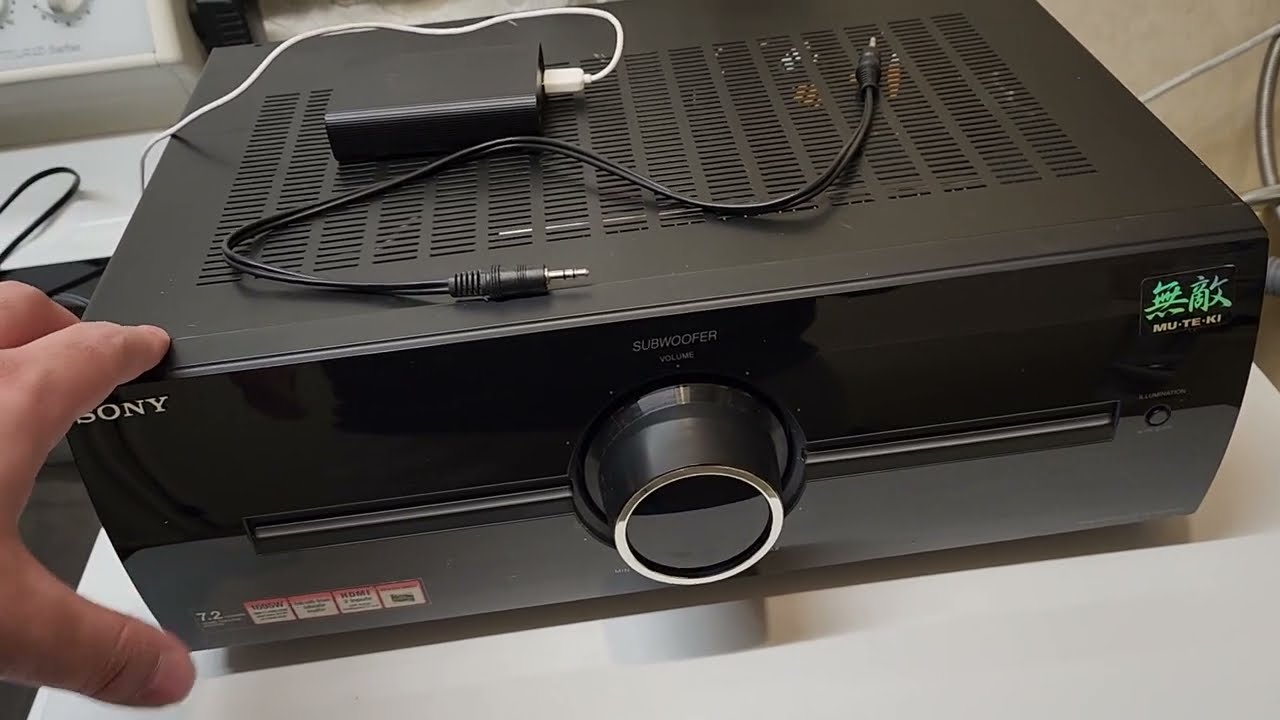 How to power on a Sony Muteki Subwoofer Amplifier without the main amp  system control signal - YouTube