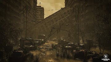 Cinematic Raytraced version of my apocalypse scene Unreal Engine 5