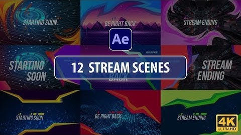 Stream Scenes / After Effects Project Files