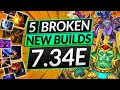 5 NEW BUILDS in Patch 7.34E - Best Item and HERO COMBOS - Dota 2 Guide