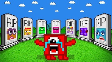 R.I.P All Numberblocks mix level : Sorry Numberblocks 1... - Numberblocks Sad Story | Game Animation
