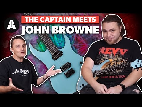 The Captain Meets John Browne (Monuments)! - First Look at his New Signature Schecter Guitar!