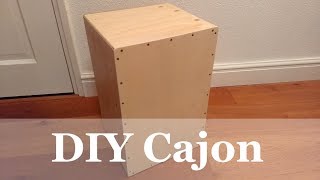 DIY Handmade Cajon