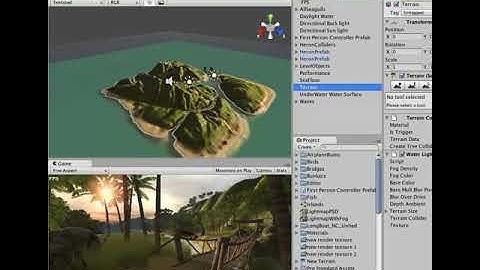 Unity3D中文视频教程第一讲