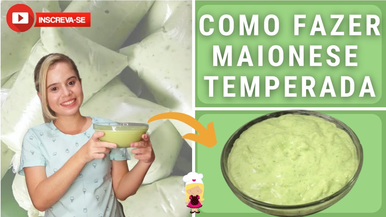 Como fazer MAIONESE TEMPERADA com Maionese Pronta - YouTube