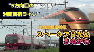 【JR東武直通特急】湘南新宿&宇都宮線を走る東武スペーシア&JRきぬがわ号|本数減・・岐路に立つ直通特急の今後は？