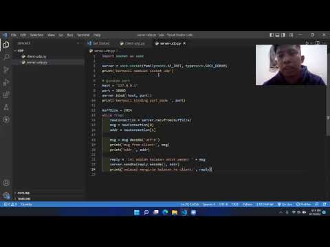 Program Client Server UDP - Pemrograman Jaringan