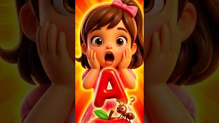 Kids Guessing Game! What Is This? Letter A 🍎🐜 #abc #shorts