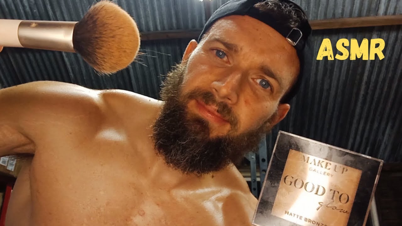 ASMR Roleplay | Clueless Gym Bro 💪 Does Your Makeup 💄