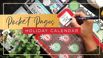 Let’s Make A Kindness Holiday Calendar :: Classic Happy Planner DIY Christmas Planner Pocket Pages