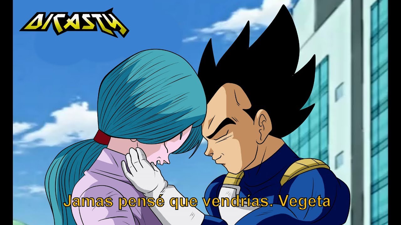 Vegeta se reencuentra con bulma y trunks