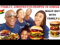 FINALLY, UNIVERSITIES RE-OPEN IN GHANA || BEAUTIFUL FAMILY NIGHT OUT😲