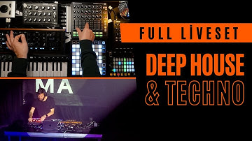 Full Deep house and Techno  liveset using Bitwig