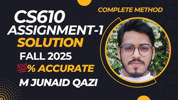 CS610 Computer Networks Assignment 1 Solution 100% Correct Fall 2025 |  by M Junaid Qazi | VU