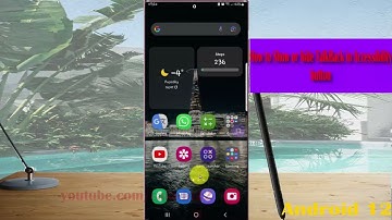 Samsung Galaxy S22 Ultra : How to Show or hide TalkBack in Accessibility button