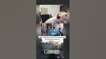 when xQc hired an actor for his sponsored PS5 controller stream