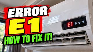 Air Conditioner AC E1 Error Code What It Means, Common Causes & How to Fix It!
