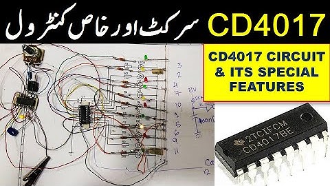 {265} How to Design CD4017 Practical Decade Counter Circuit in Detail - Running Chaser Lights Urdu