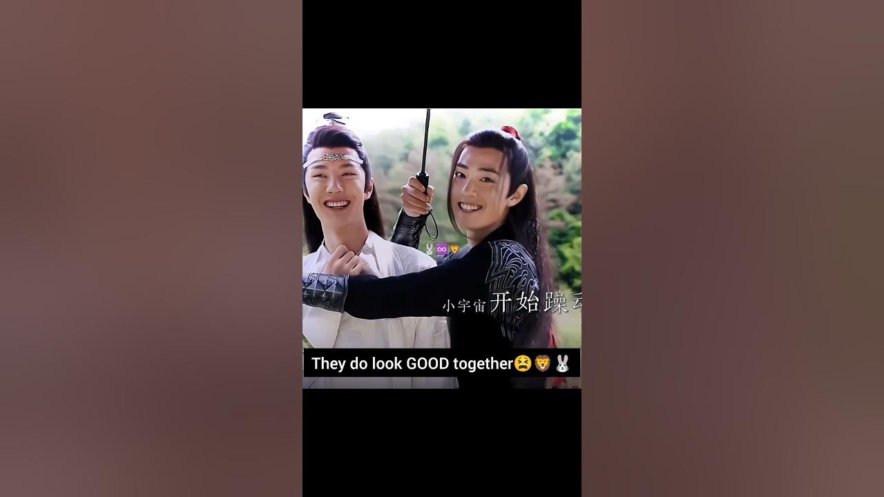 They do look GOOD together #untamed #wangyibo #xiaozhan #weiying #lanzhan #wangxian #weiwuxian #yibo