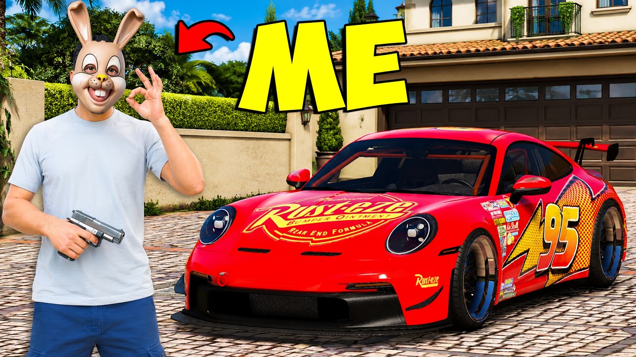 Stealing Lightning McQueen Porsche sa GTA 5