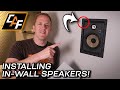 LOOK for THIS feature - HOW TO INSTALL In-wall Speakers!