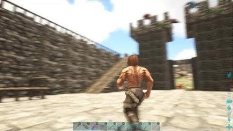 ARK: Survival Evolved_My first castle build no mods