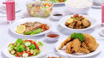 Nồi đôi SHARP thăng hạng bếp nhà - Lò vi sóng SHARP nấu vạn món ngon!