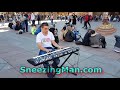 Amazing street entertainer  bologna  piazza maggiore  street musician